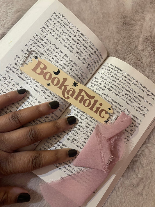 Bookmark - "Bookaholic" (Accor au livre)