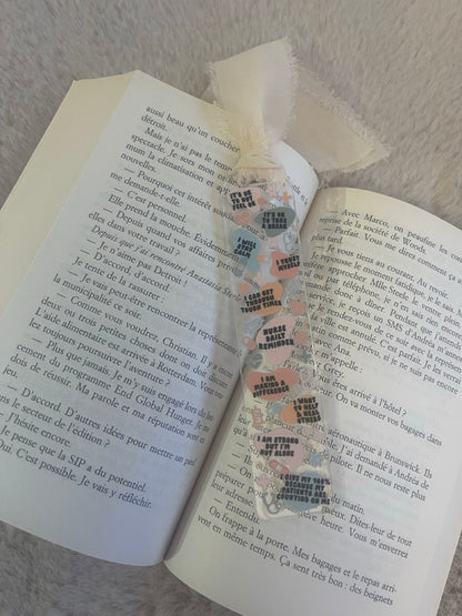 Bookmark - "Nurse Affirmation" (Affirmation de l'Infirmière) - UV DTF