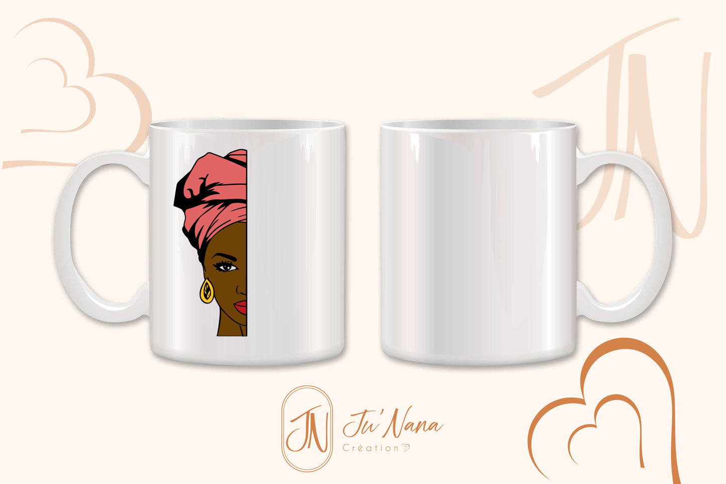 Mug - "Afro Woman with Turban"